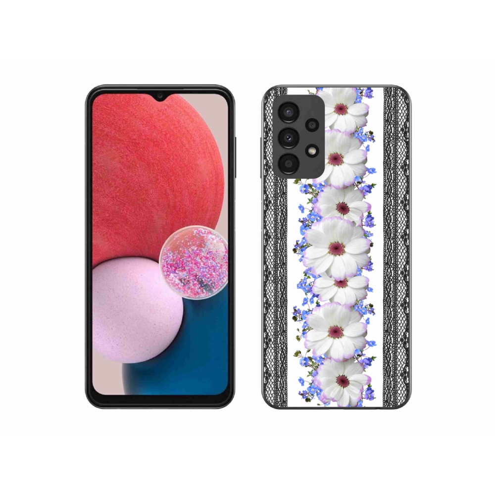 Gél borító mmCase Samsung Galaxy A13 4G - virágok 8