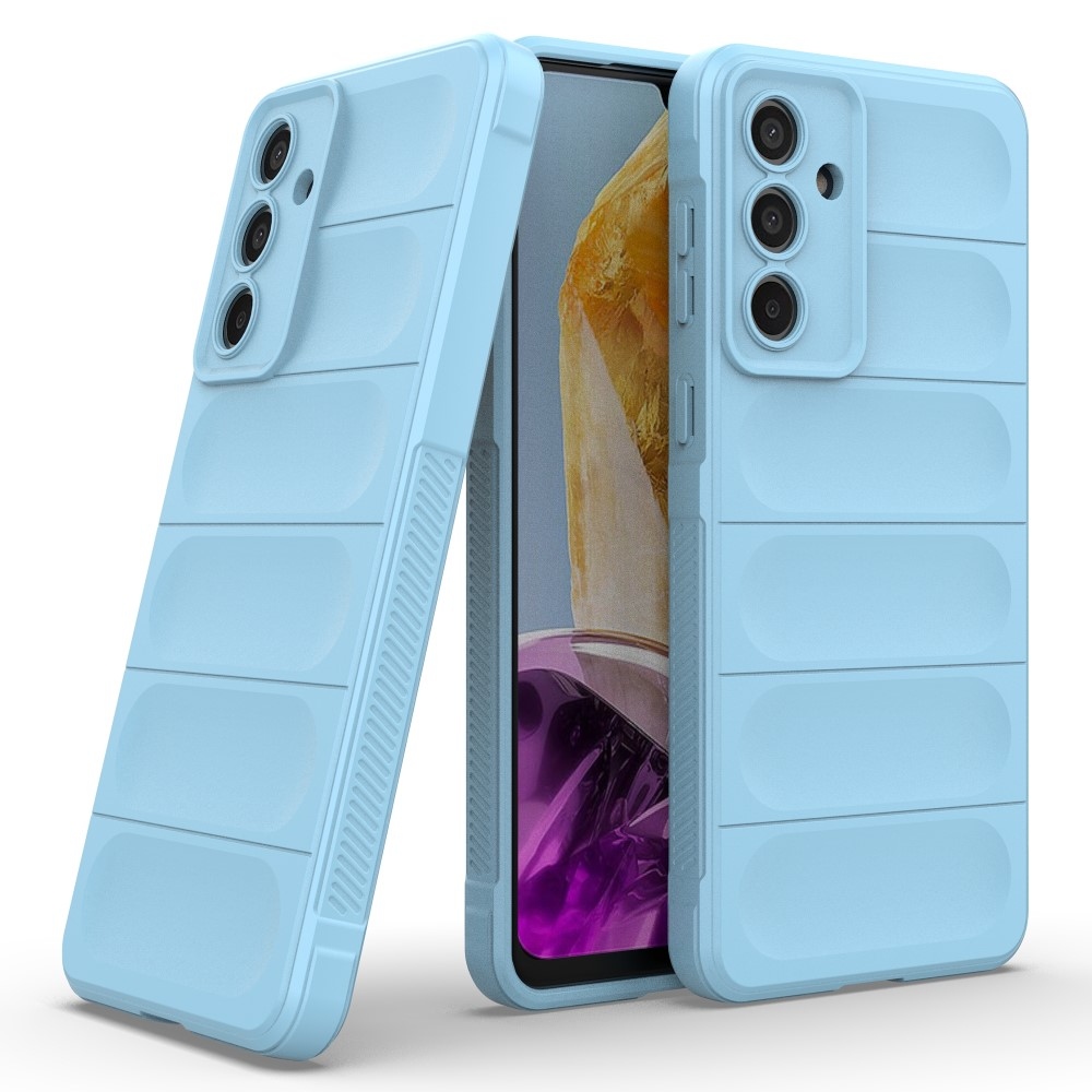 Rugg tartós zselés tok Samsung Galaxy M55 5G - világoskék színben