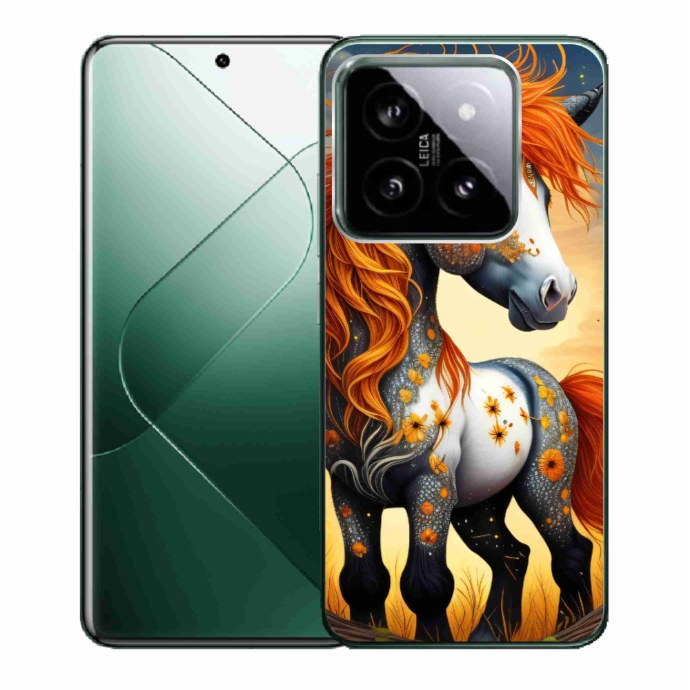 Gél borító mmCase a Xiaomi 14 - színes póni számára