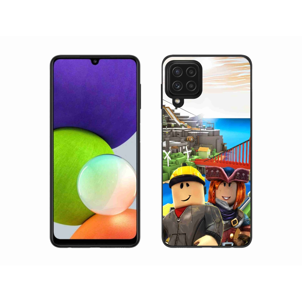 Gél védőburkolat mmCase Samsung Galaxy A22 4G - roblox 1