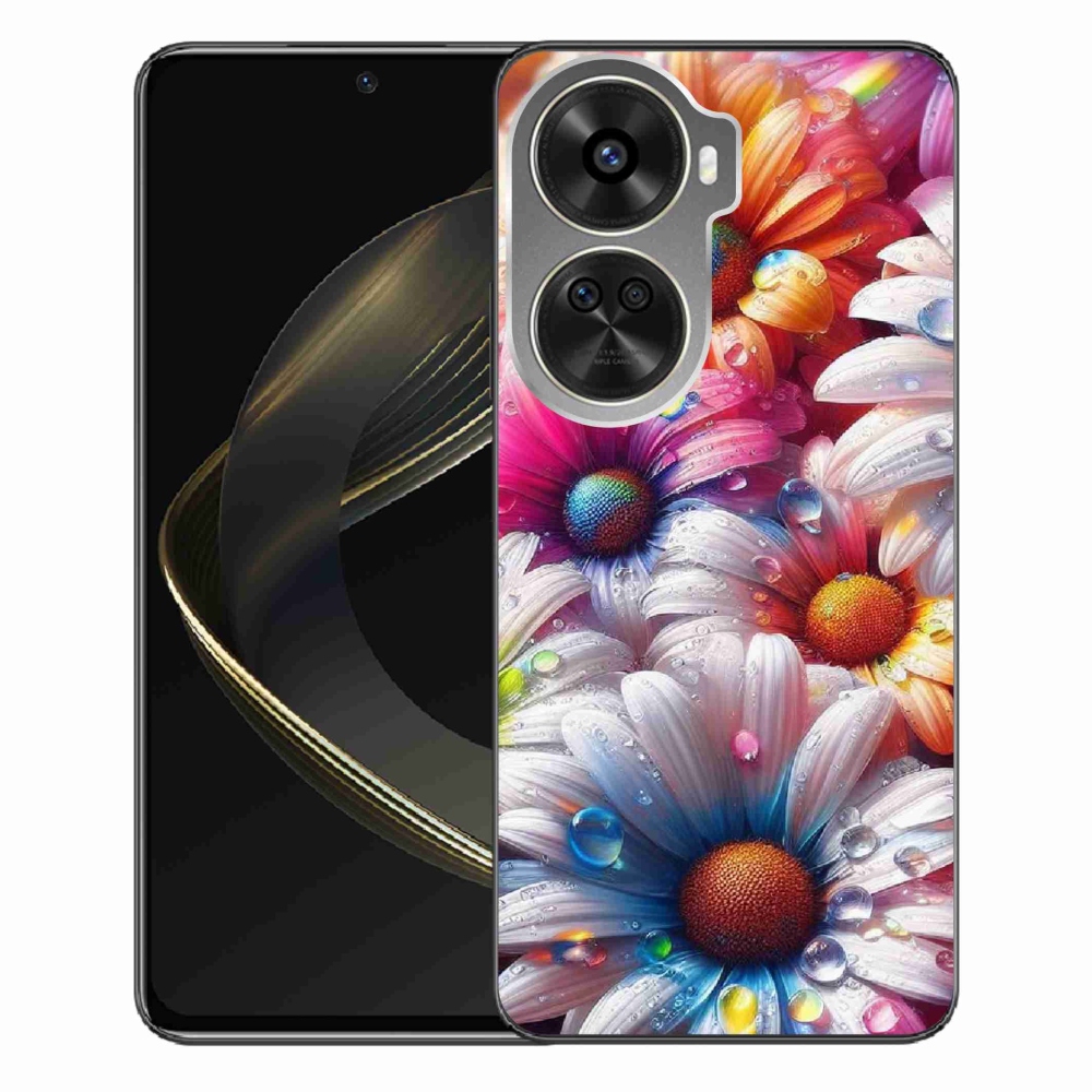 Gél borítás mmCase a Huawei Nova 12 SE-hez - színes margaréták