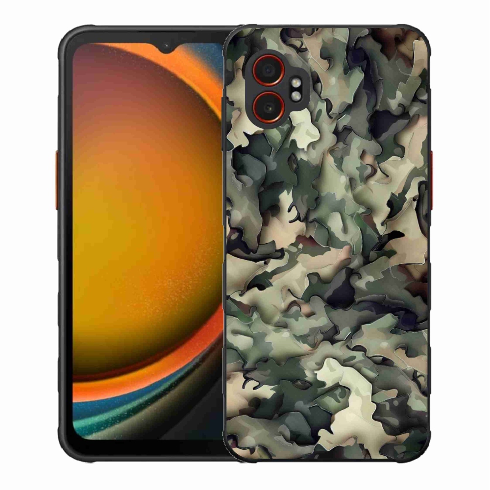 Zselés borítás mmCase Samsung Galaxy Xcover 7 Pro - terepszínű minta 9