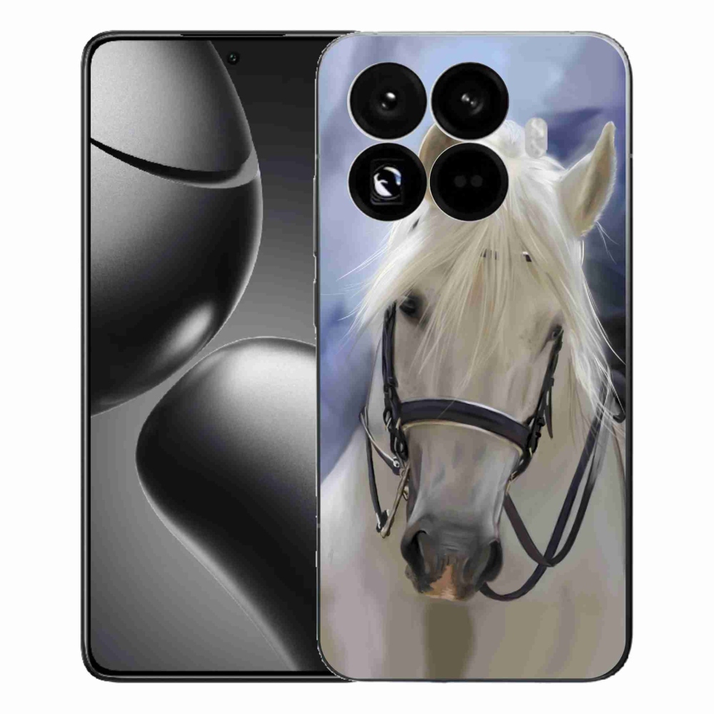 Gél borítás mmCase a Xiaomi 15T Pro számára - fehér ló