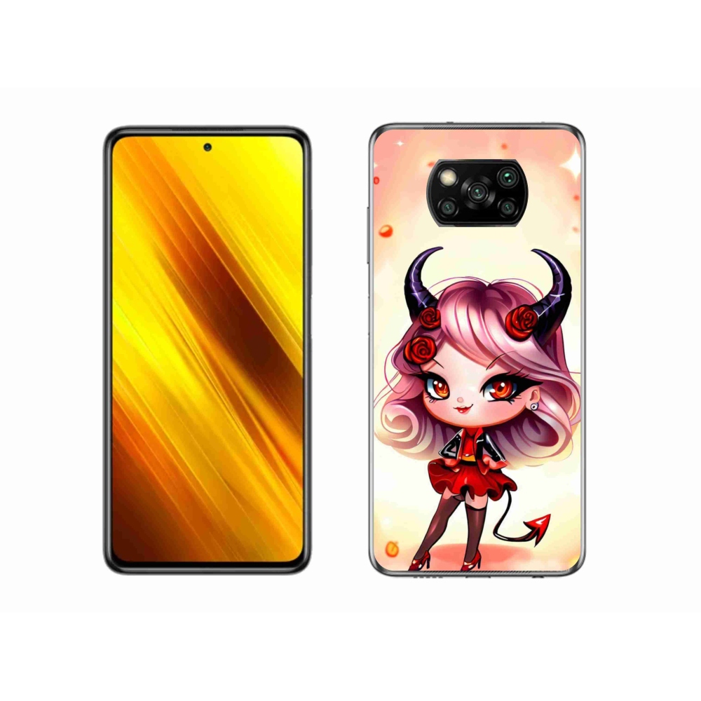 Gél borító mmCase a Xiaomi Poco X3-hoz - rajzfilm ördög