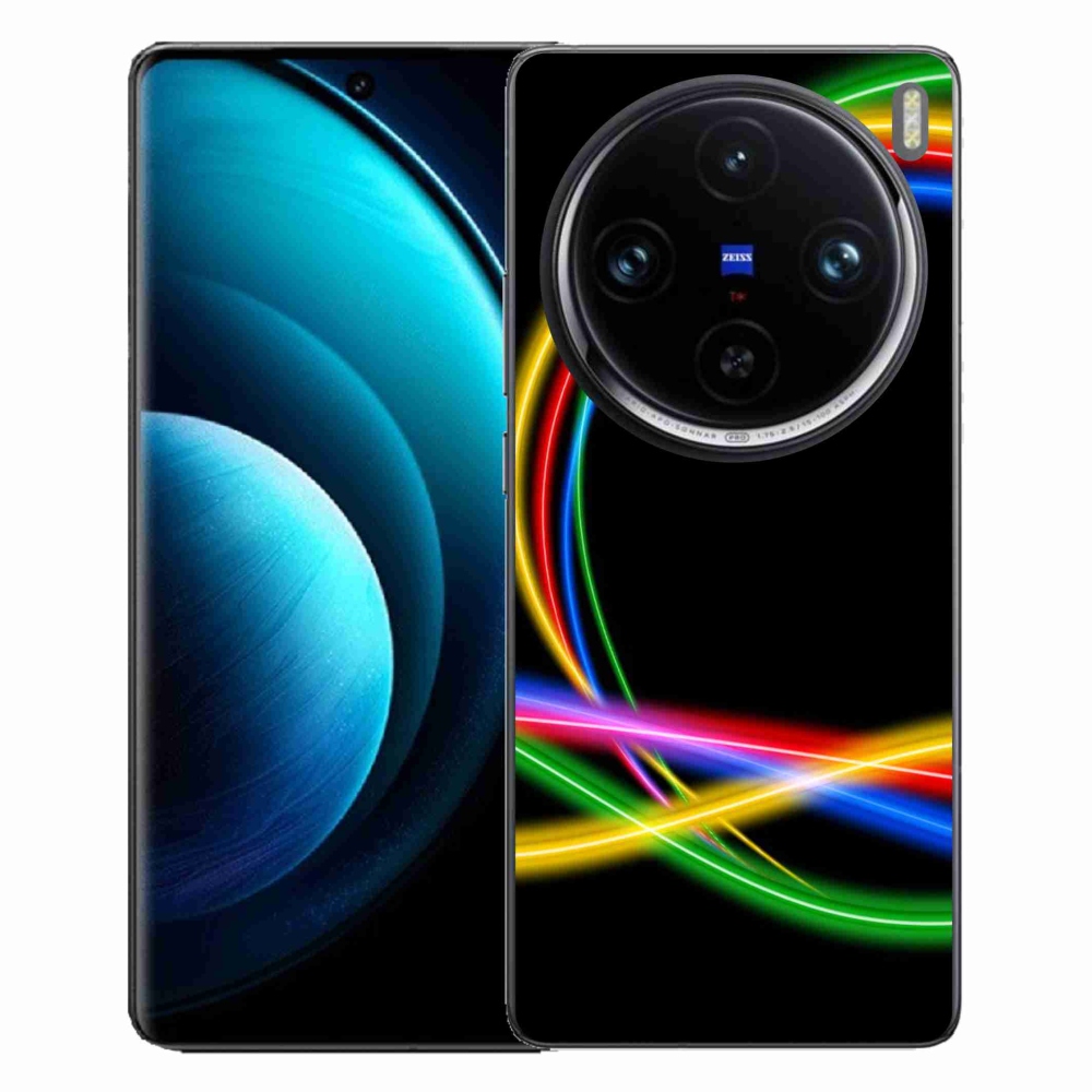 Gél tok mmCase a Vivo X100 Pro 5G készülékhez - neon körök