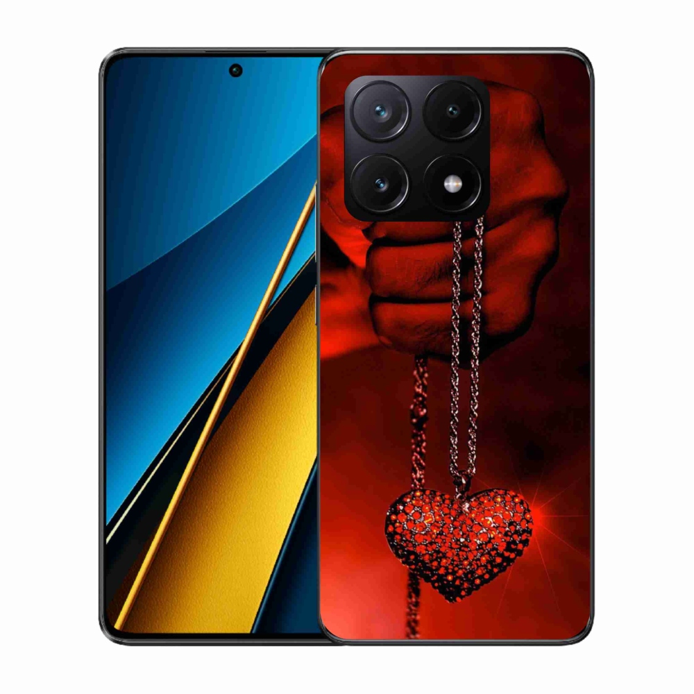 Gél borítás mmCase a Xiaomi Poco X6 Pro 5G-hez - nyaklánc