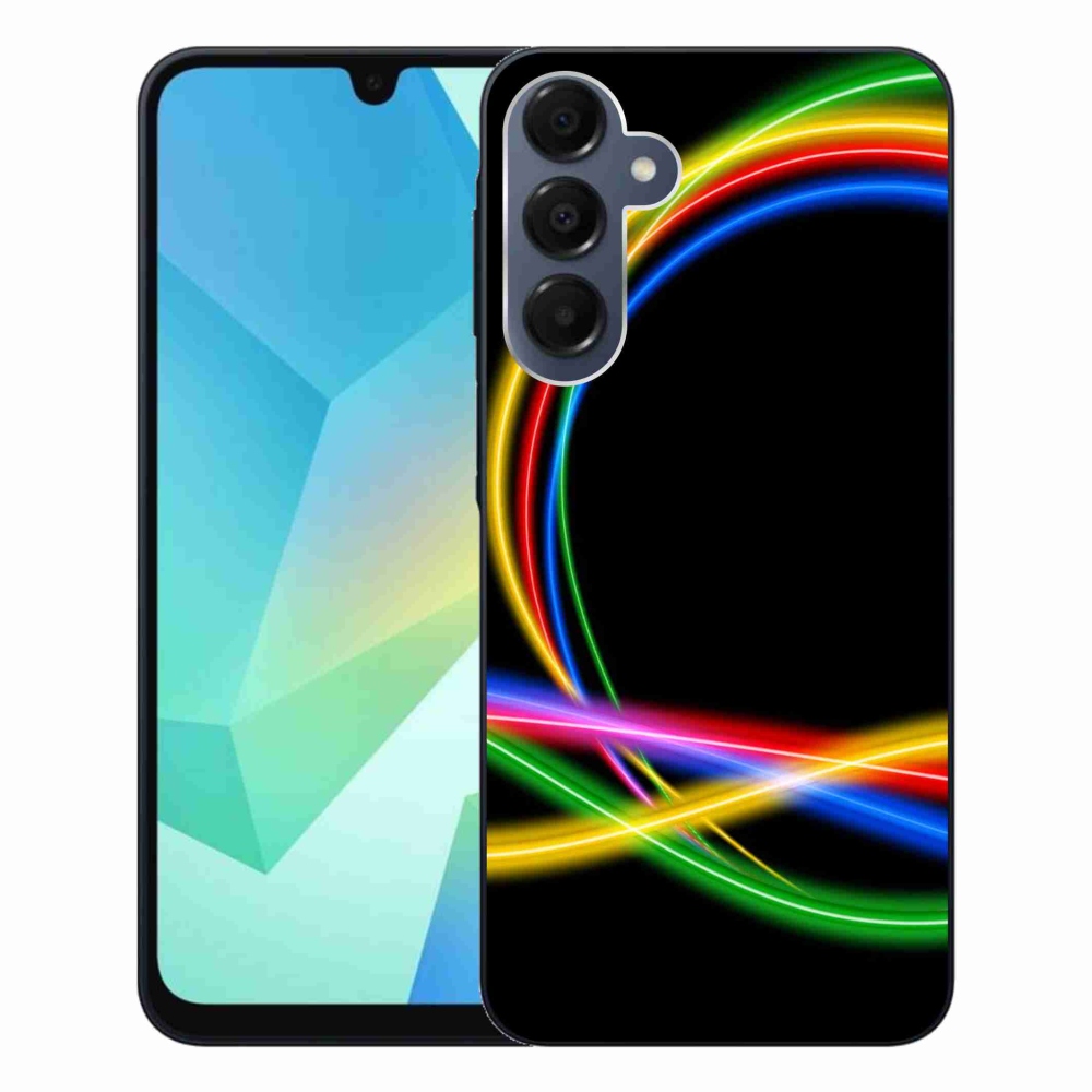 Gél tok mmCase a Samsung Galaxy A16 4G/5G készülékhez - neon karikák