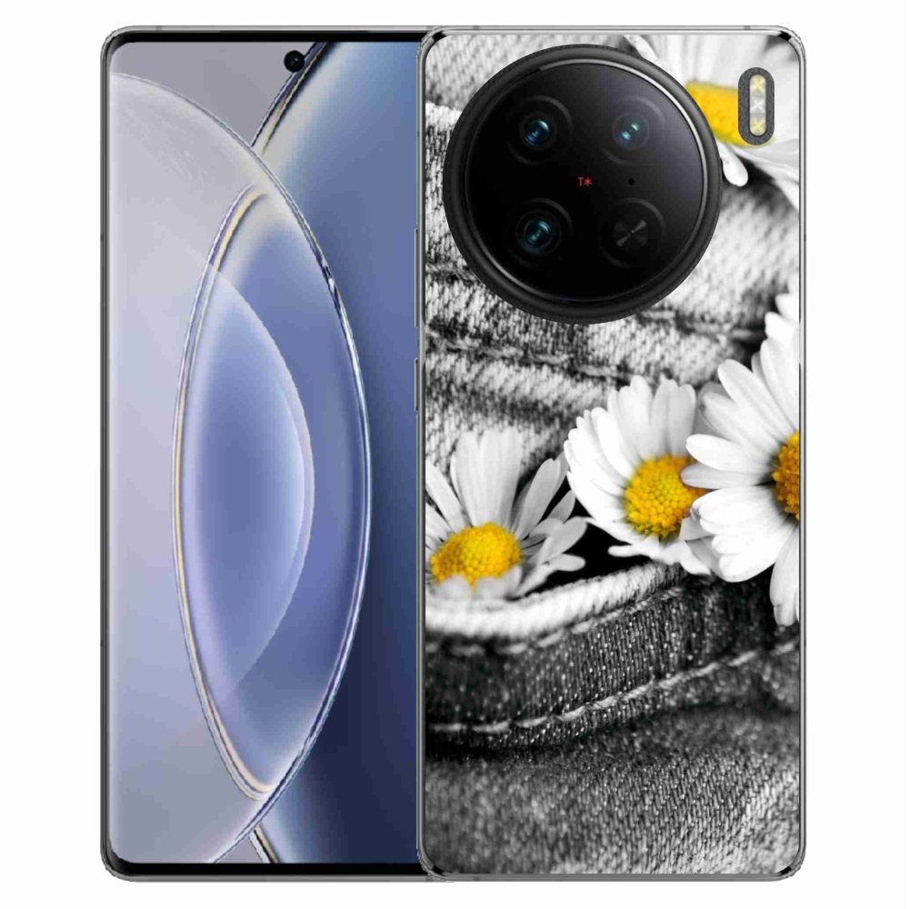Gél tok mmCase a Vivo X90 Pro készülékhez - margaréták