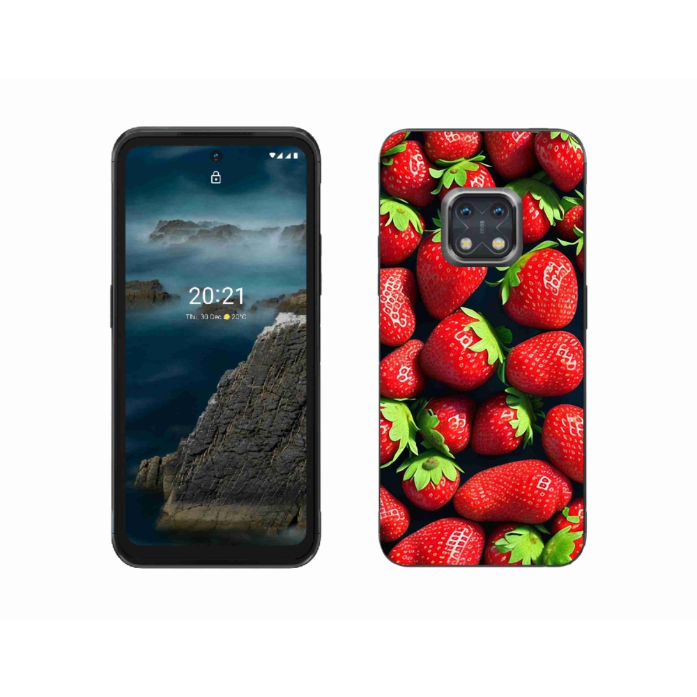 Zselés borítás mmCase a Nokia XR20 készülékhez - eper