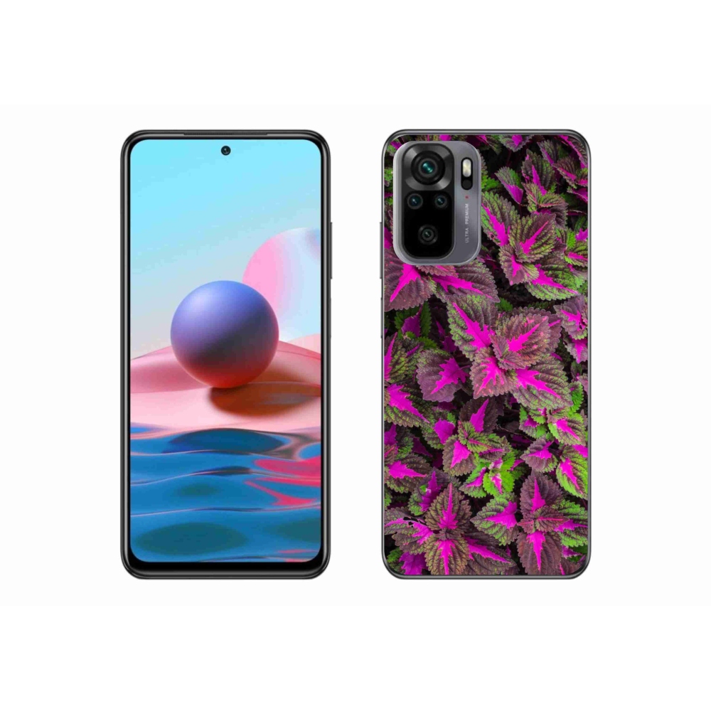 Gél borító mmCase a Xiaomi Redmi Note 10S-hez - virágok 10