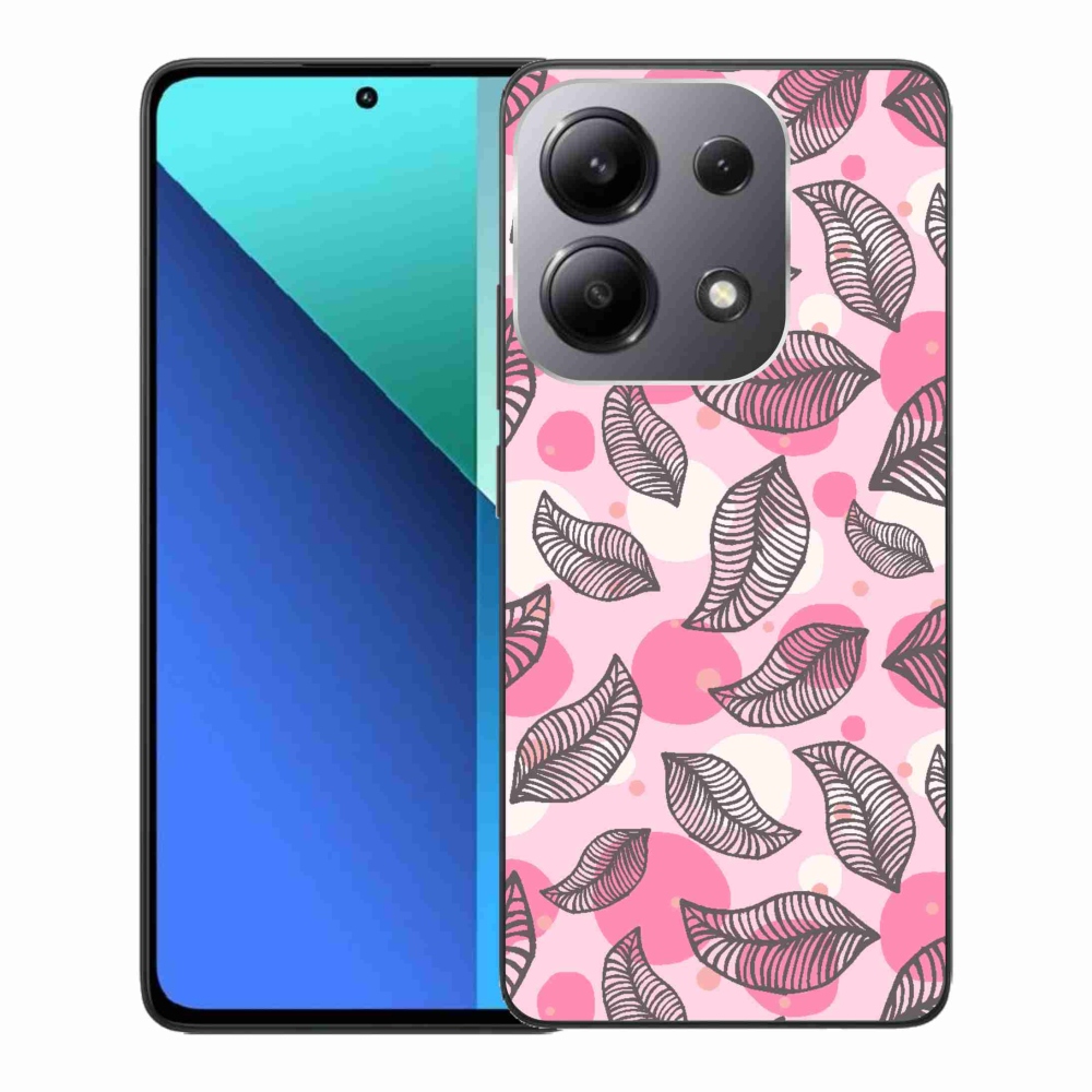Gél borító mmCase a Xiaomi Redmi Note 13-hoz - rajzfilmes hulló levelek