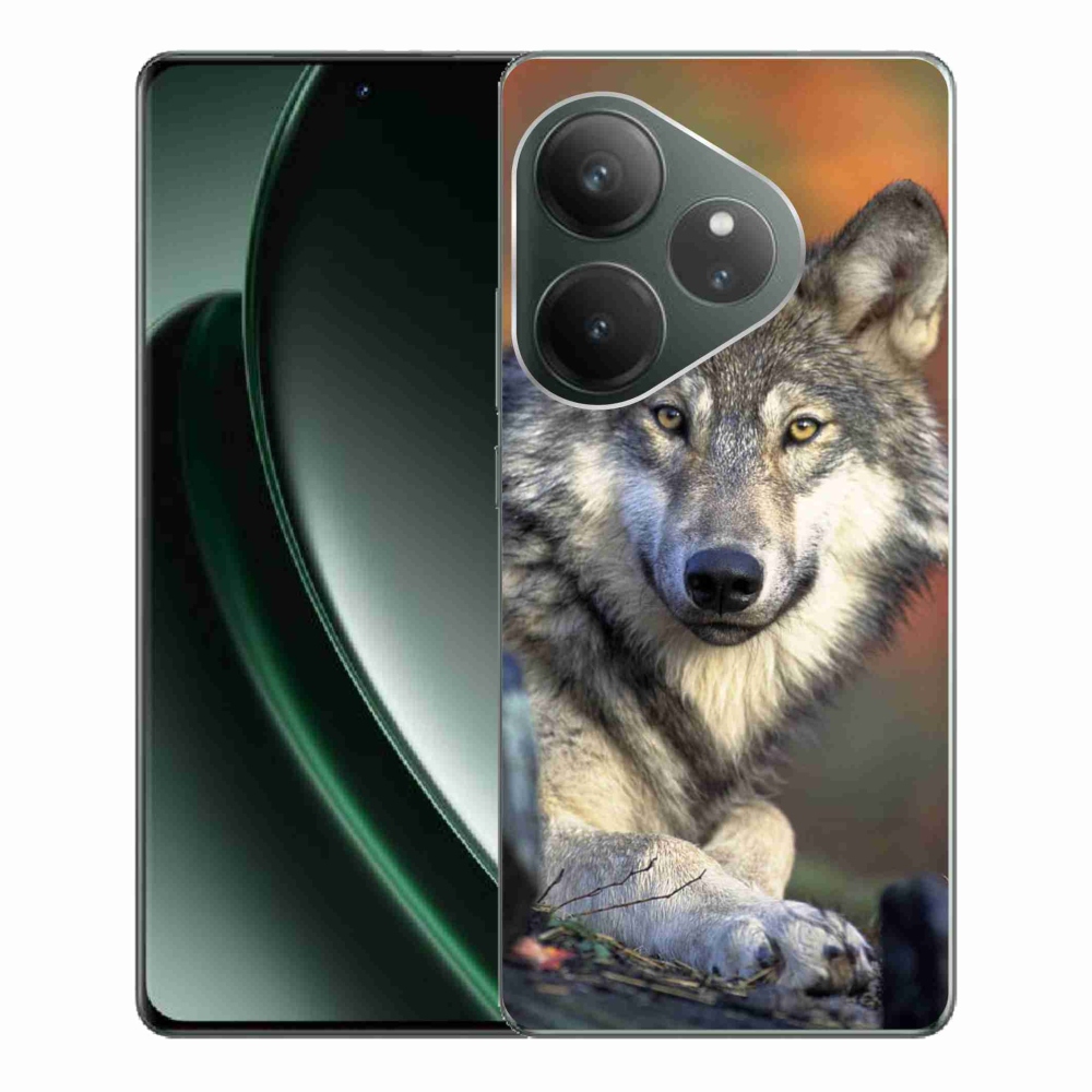 Gél tok mmCase a Realme GT 6 5G/GT 6T 5G számára - farkas