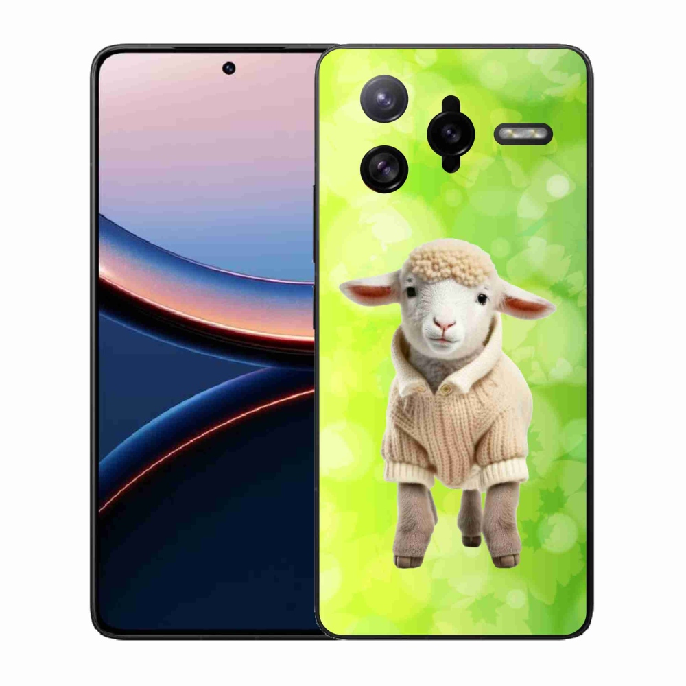 Gél borítás mmCase a Xiaomi Poco F7 Ultra számára - bárány pulóverben