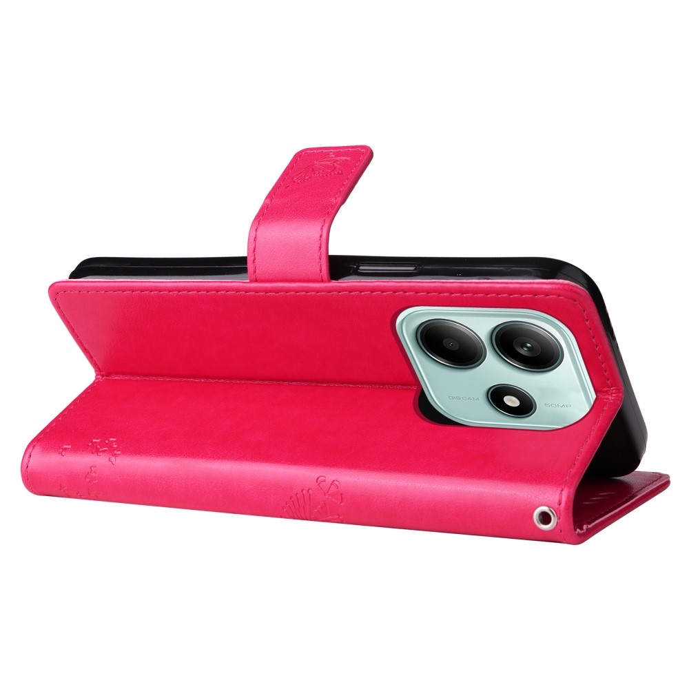 Fák könyve tok Xiaomi Redmi Note 14 5G - rózsaszínű