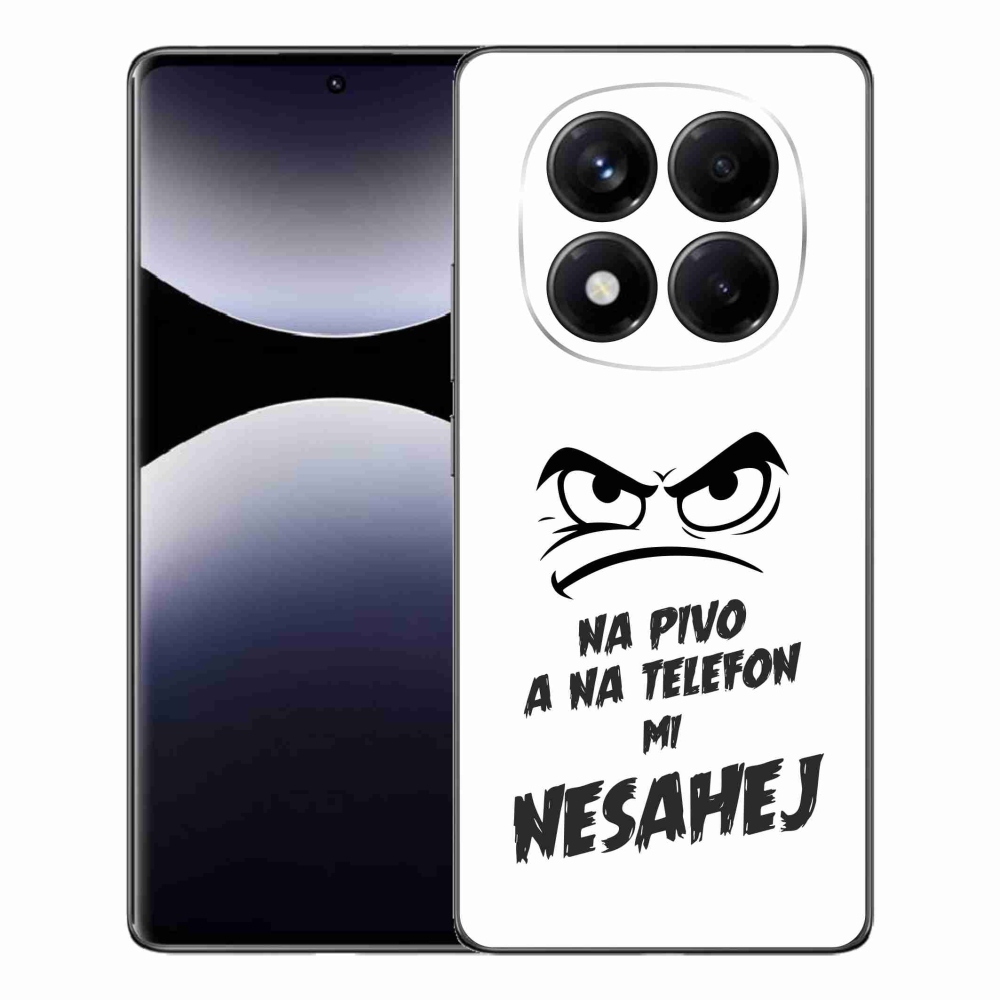 Gél borítás mmCase a Xiaomi Redmi Note 14 Pro számára - sör motívum 2 fehér háttér