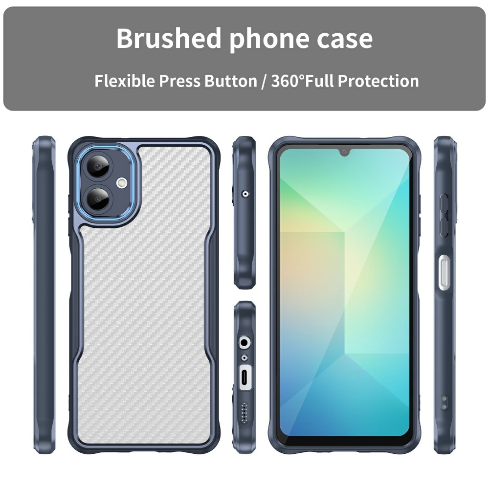 Textúrák tartós borító Samsung Galaxy A06 4G készülékhez - kék