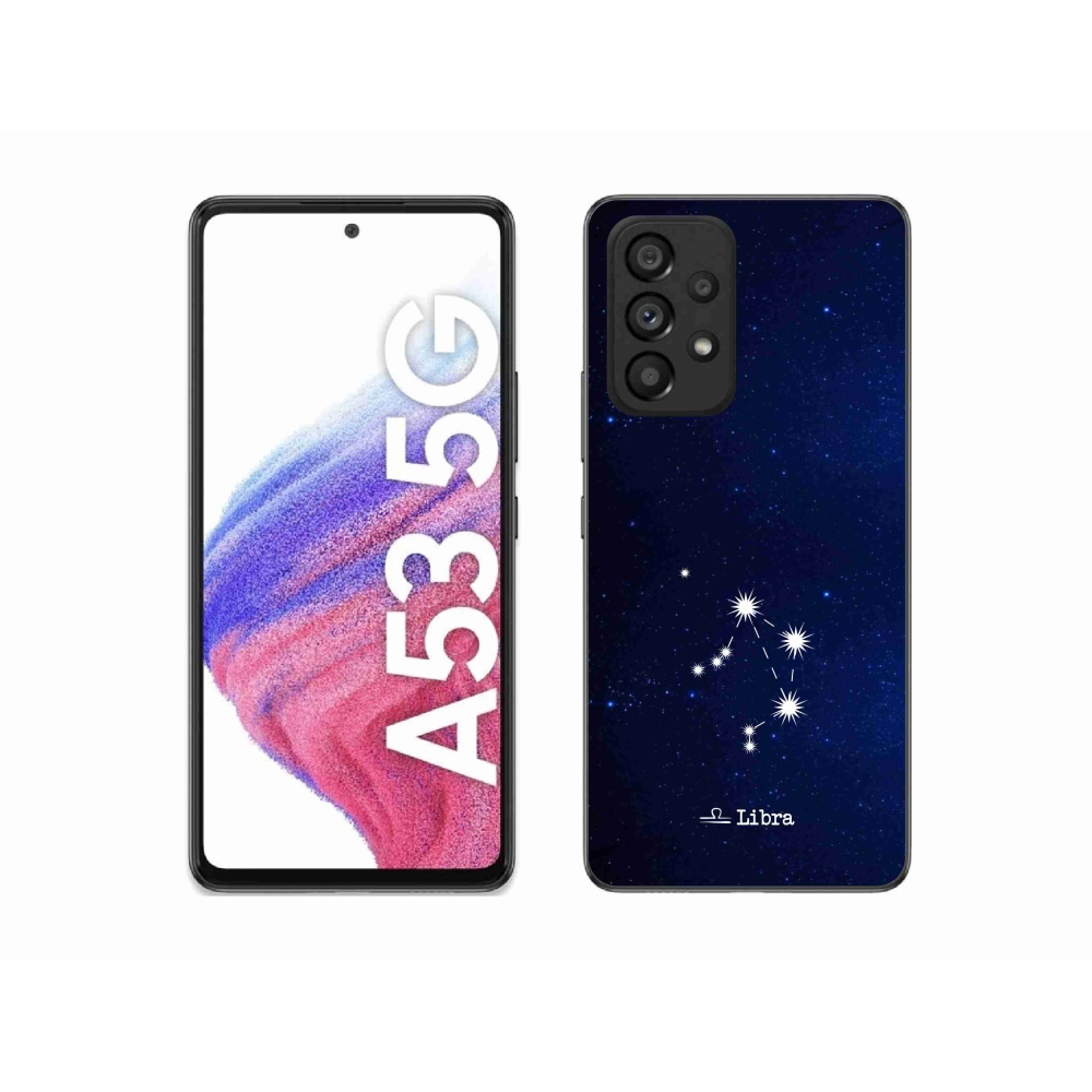 Gél borítás mmCase Samsung Galaxy A53 5G - csillagkép Libra
