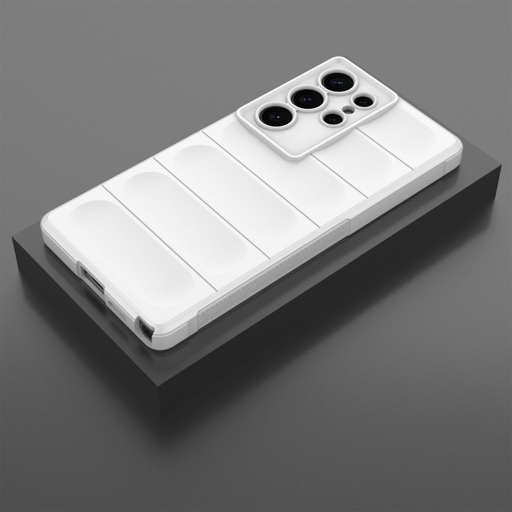 Rugg tartós zselés tok Samsung Galaxy S25 Ultra készülékhez - fehér