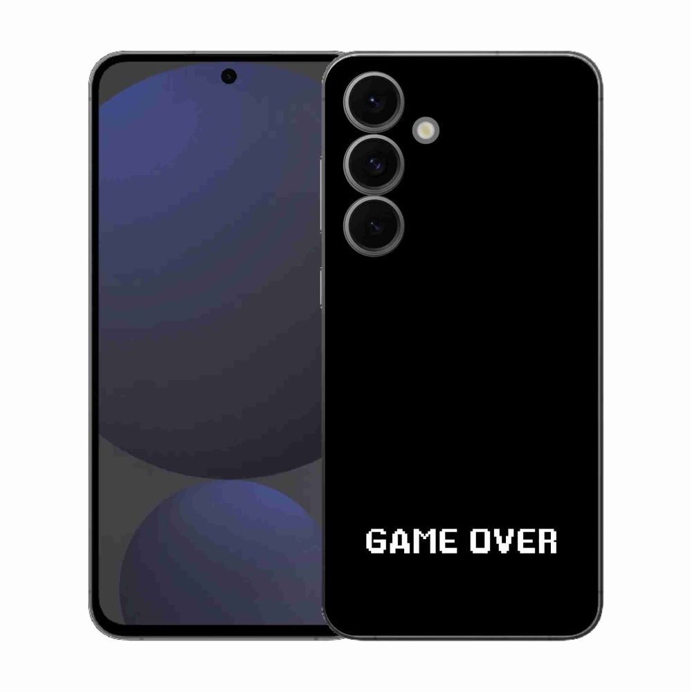 Gél borítás mmCase Samsung Galaxy S25 FE - játék fekete háttérrel