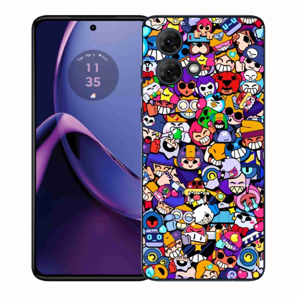 Zselés borítás mmCase a Motorola Moto G84 5G-hez - brawl stars 2