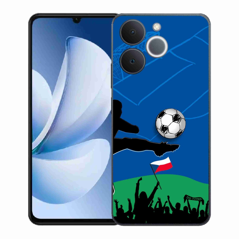 Gél borítás mmCase a Realme Note 70T számára - futballrajongóknak