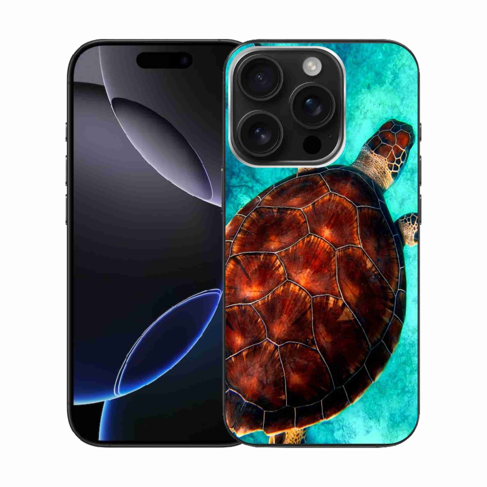Zselés borítás mmCase iPhone 16 Pro készülékhez - teknősbéka