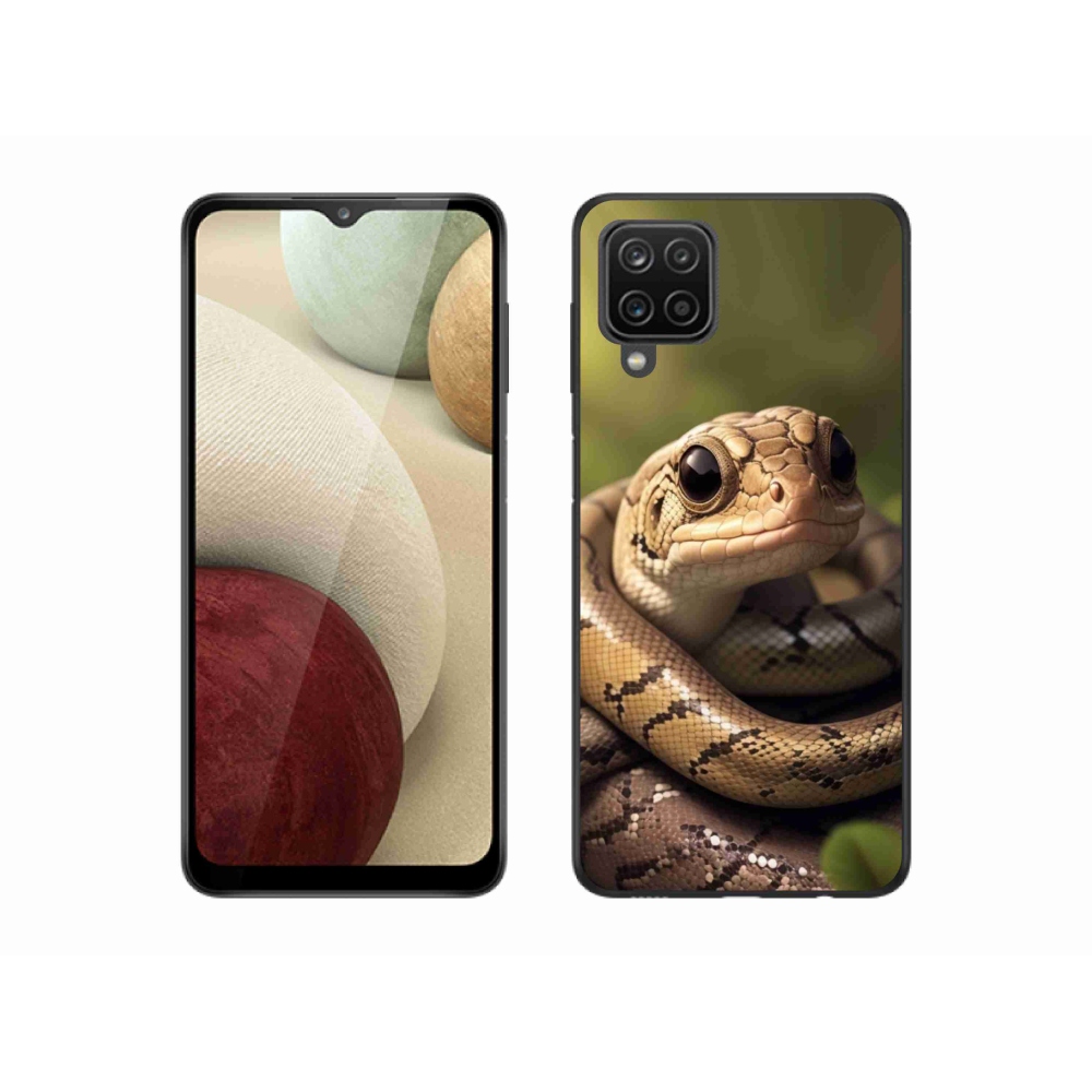 Gél védőburkolat mmCase Samsung Galaxy A12 - kígyó 1