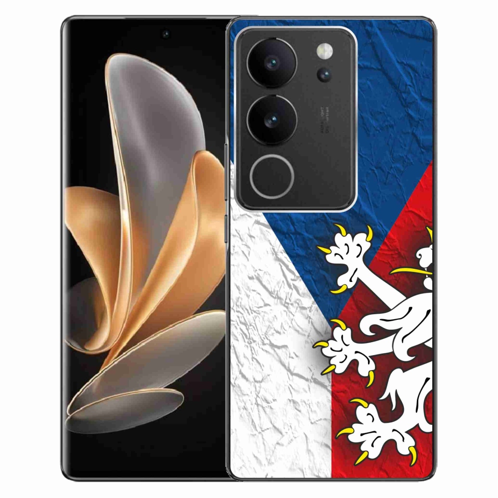 Gél borító mmCase a Vivo V29 5G - cseh zászlóra 1