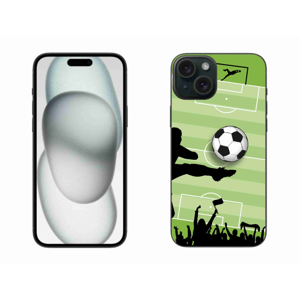Zselés borítás mmCase iPhone 15 Plus készülékhez - futball 3