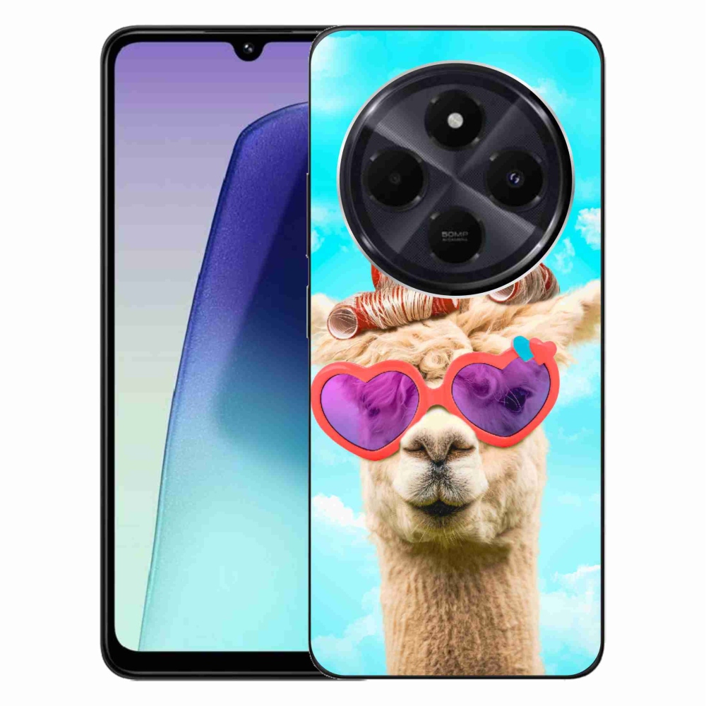 Gél borítás mmCase a Xiaomi Redmi 14C/Poco C75-hez - szemüveges láma