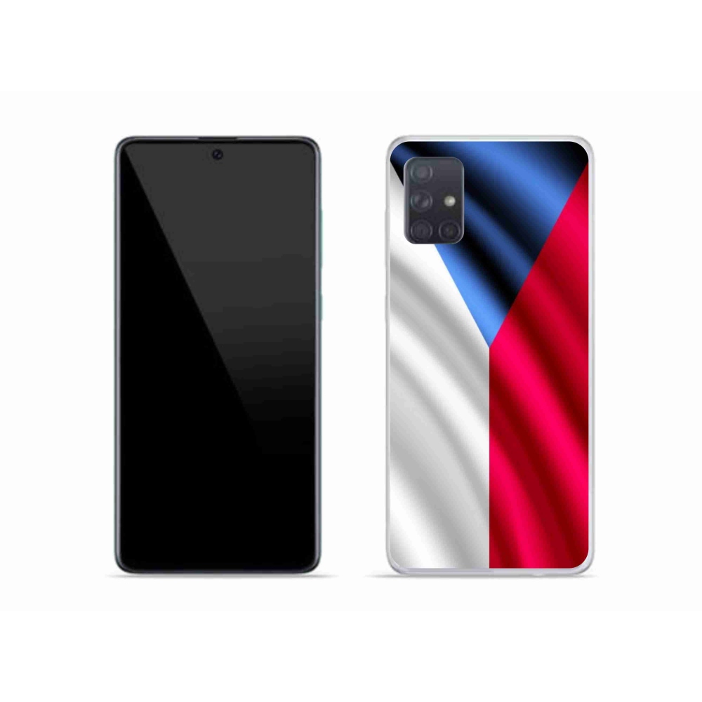 Gél borítás mmCase Samsung Galaxy A51 - cseh zászlóhoz