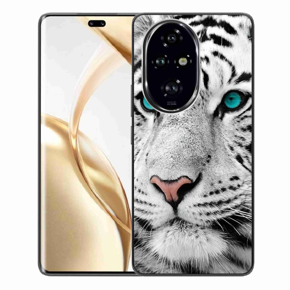 Zselés borítás mmCase a Honor 200 Pro 5G készülékhez - fehér tigris