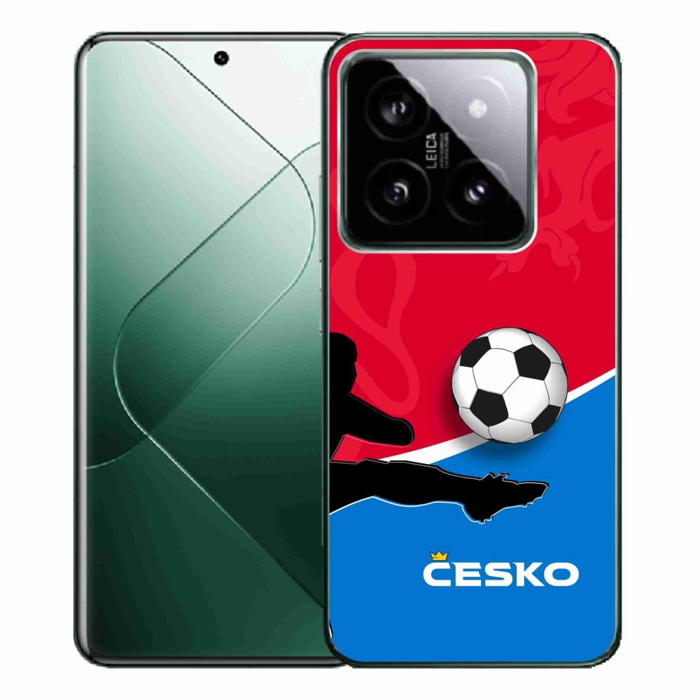 Gél borítás mmCase a Xiaomi 14 Pro - futball Csehország 2
