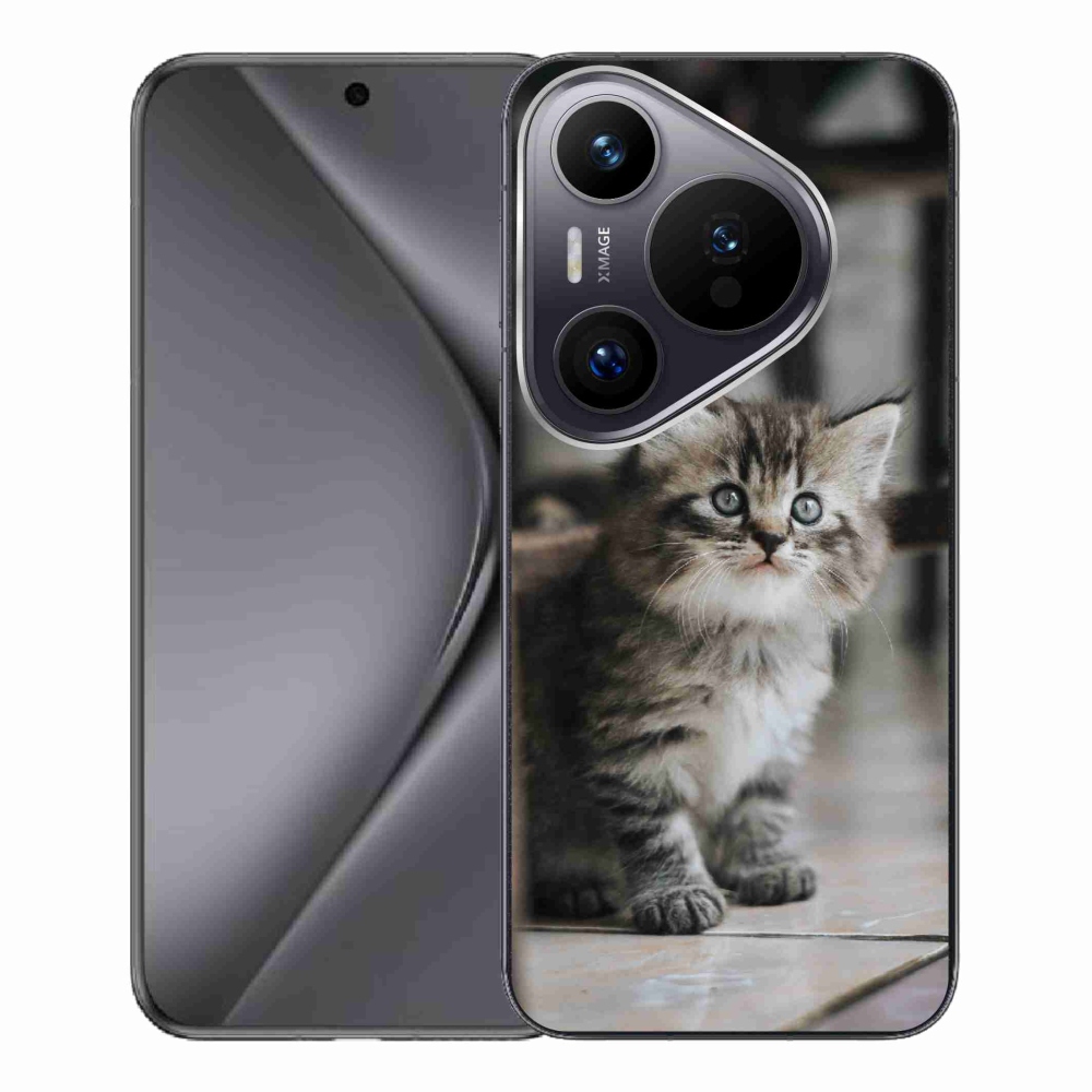 Gél borítás mmCase a Huawei Pura 70 Pro számára - cica