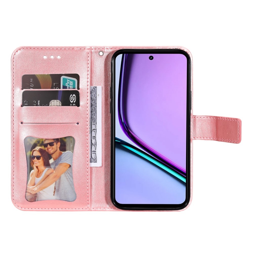 Mandala könyvtáska a Realme C67 készülékhez - rózsaszín