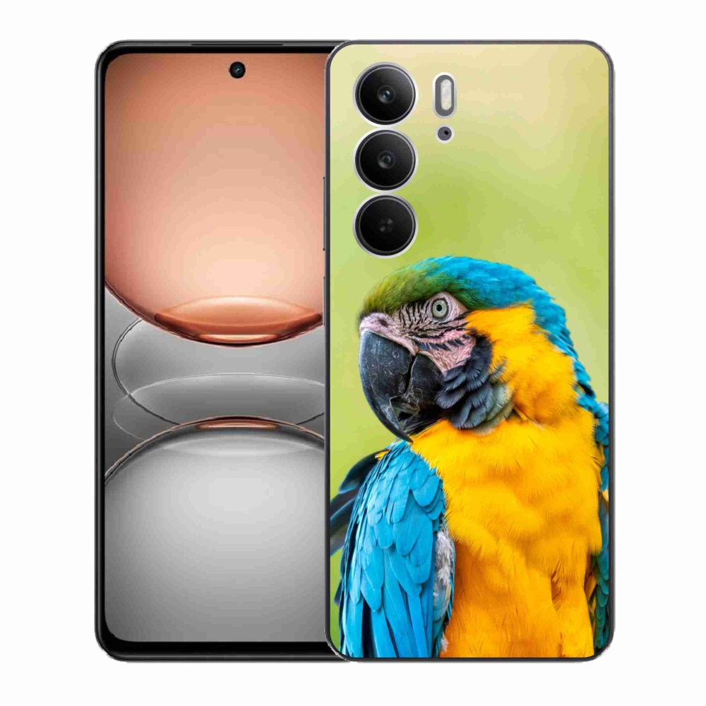 Zselés borítás mmCase a Realme C75 készülékhez - papagáj ara 2