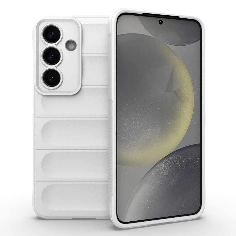 Rugg tartós zselés tok Samsung Galaxy S25 készülékhez - fehér