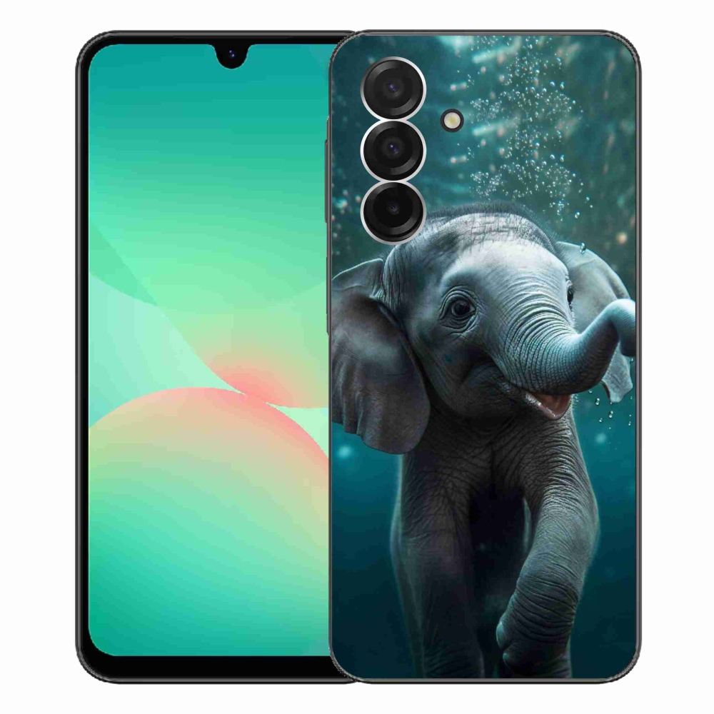 Zselés borítás mmCase Samsung Galaxy A26 5G - elefánt a víz alatt