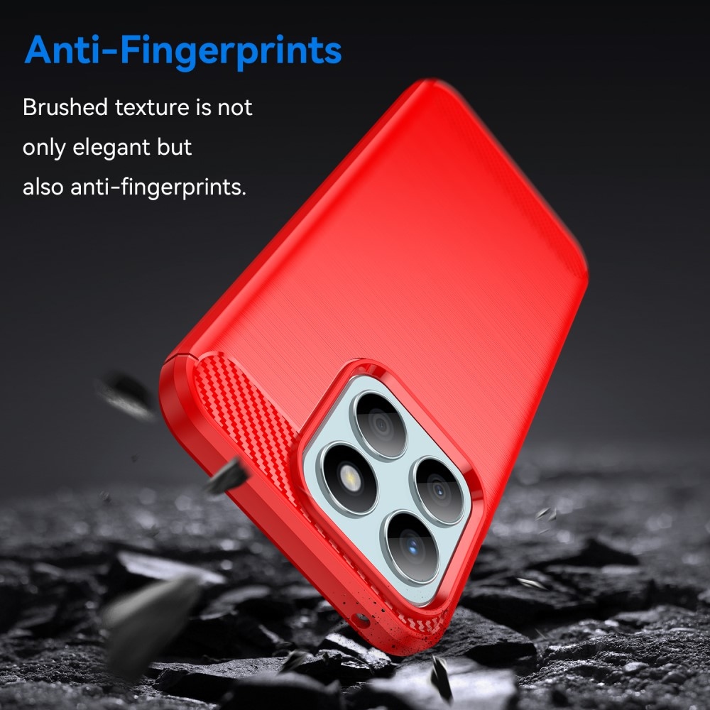 Szénálló zselés tok a Honor X8b készülékhez - piros