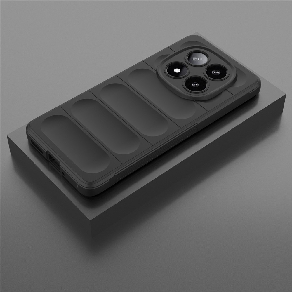 Rugg tartós zselés tok Xiaomi Redmi Note 14 Pro 5G/Poco X7 5G - fekete