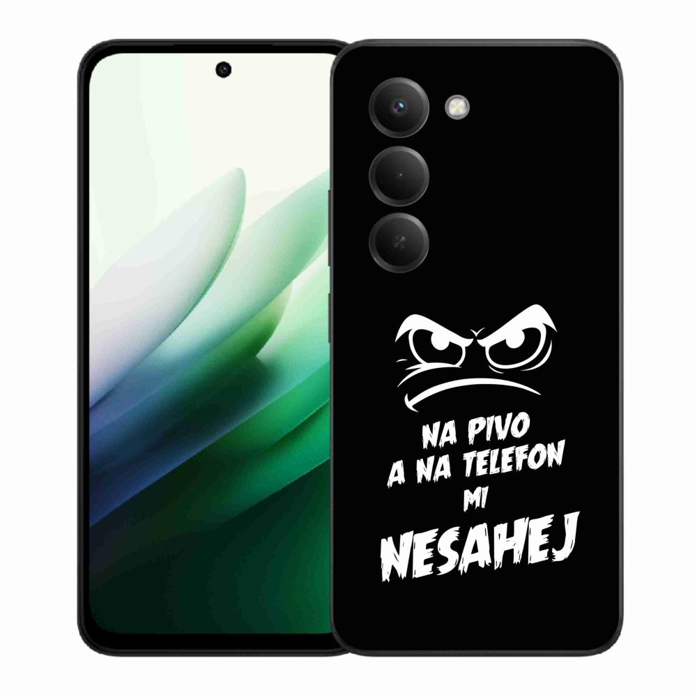 Gél borító mmCase a Xiaomi Redmi 15 5G - sör motívum 2 fekete háttérrel