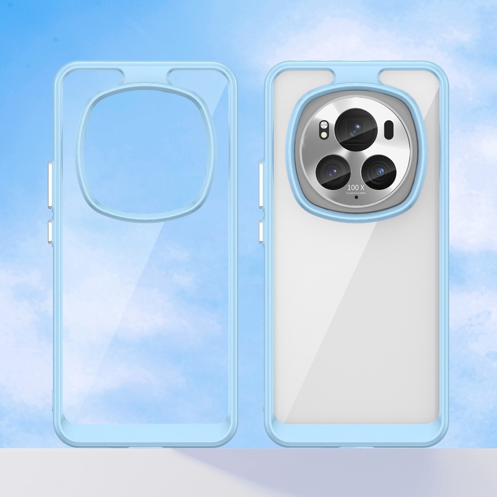 Gél tok fix hátlappal a Honor Magic 6 Pro 5G készülékhez - kék