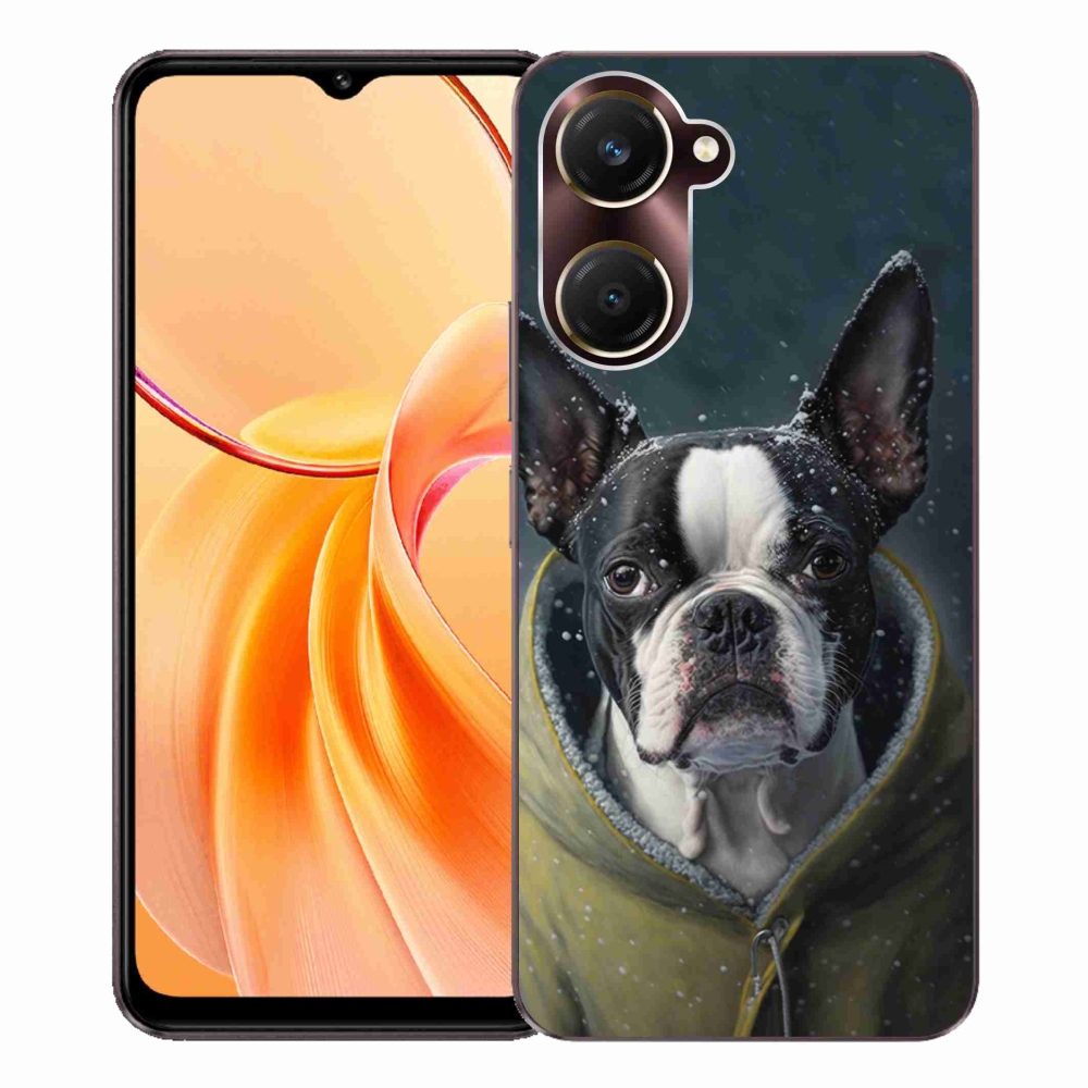 Zselés borítás mmCase a Vivo Y28s 5G-hez - bulldog