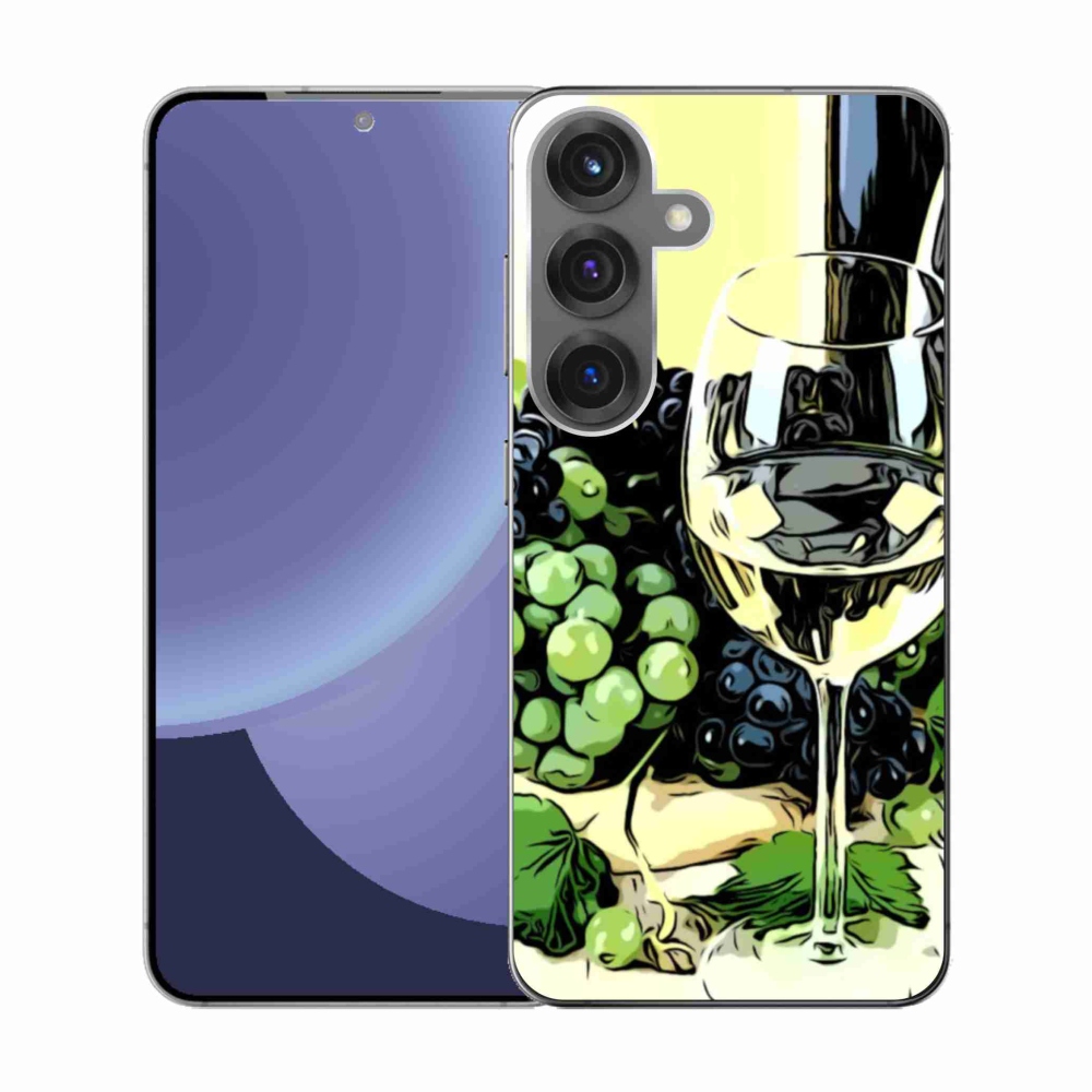 Gél borítás mmCase Samsung Galaxy S25 készülékhez - pohár bor