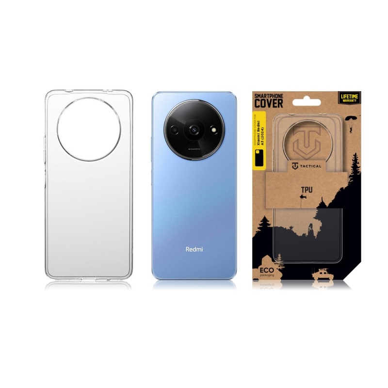 Taktikai TPU borítás Xiaomi Redmi A3 2024 átlátszóhoz