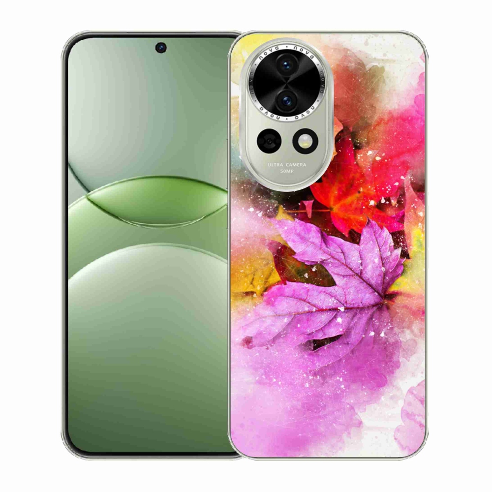Gél borító mmCase a Huawei Nova 13 5G készülékhez - színes levelek