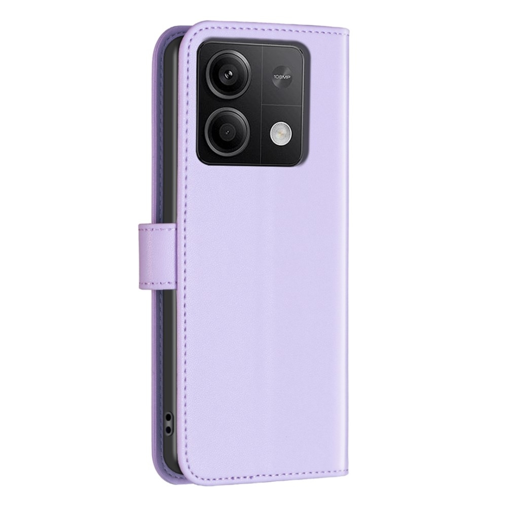 BNF könyvtáska Xiaomi Redmi Note 13 5G - világos lila