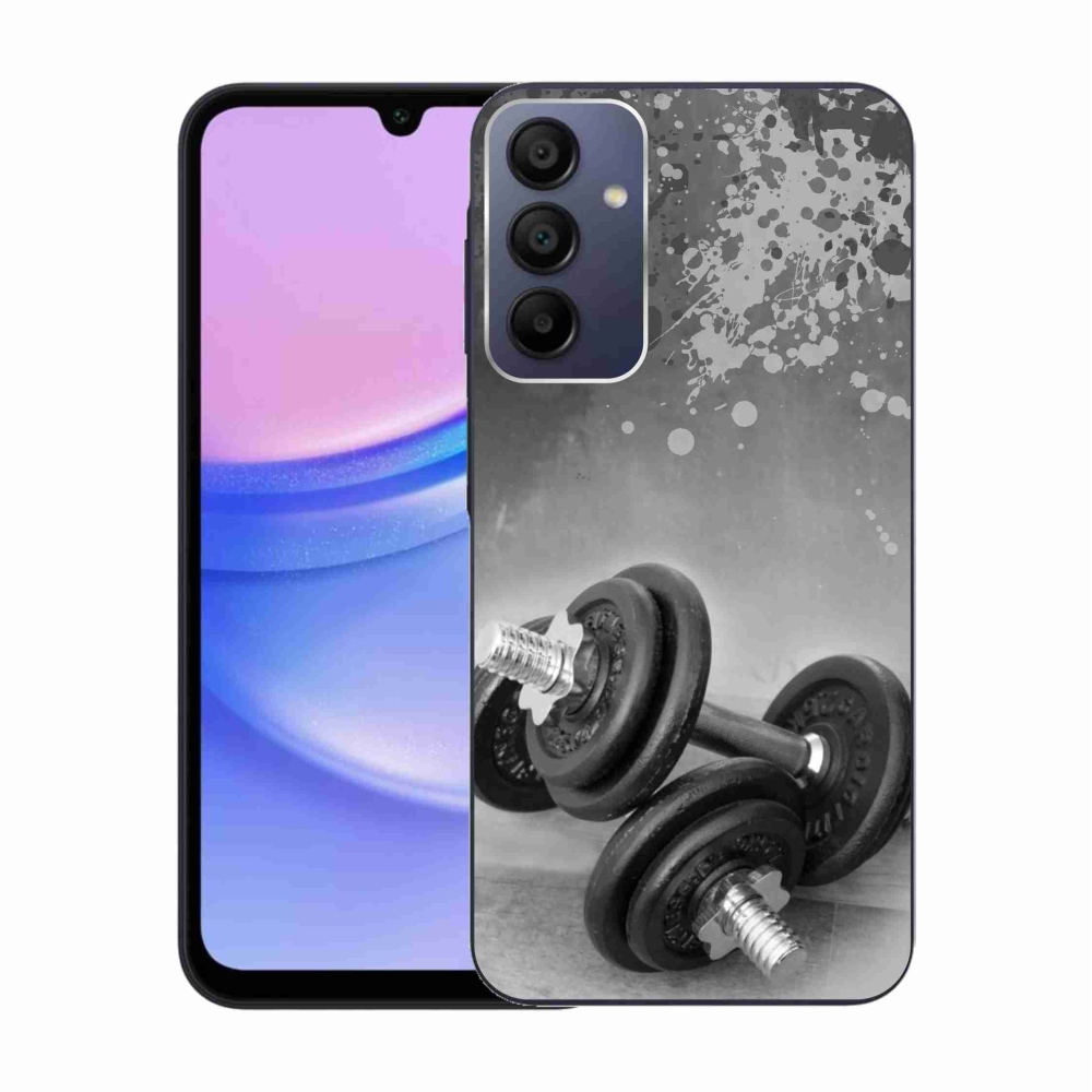 Zselés borítás mmCase Samsung Galaxy A15 4G/5G készülékhez - súlyzók 1