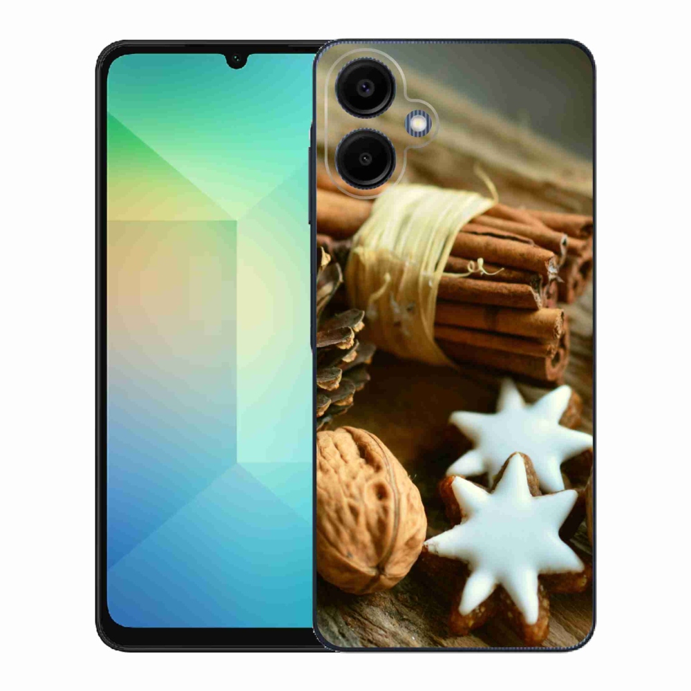 Gél borítás mmCase Samsung Galaxy A06 4G - fahéj és mézeskalács - Samsung Galaxy A06 4G - fahéj és mézeskalács