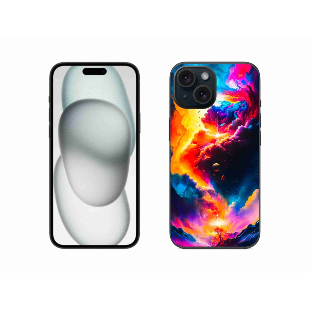 Zselés borítás mmCase iPhone 15 készülékhez - absztrakt motívum